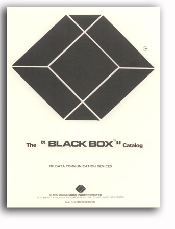 Premier catalogue Black box en 1977